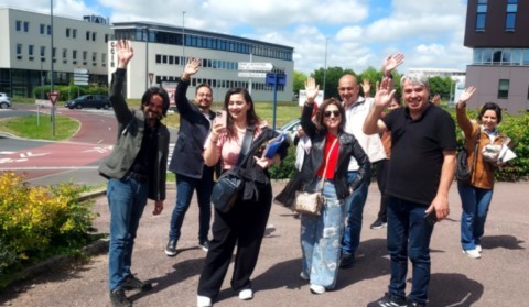erasmus + france apprendre le français non formal education adult education theatre artistic course inclusion training epale european project crea caen exploracting