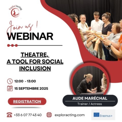 erasmus plus mobility adult education eraspus plus project caen france normandy european network european project theatre for inclusion courses training